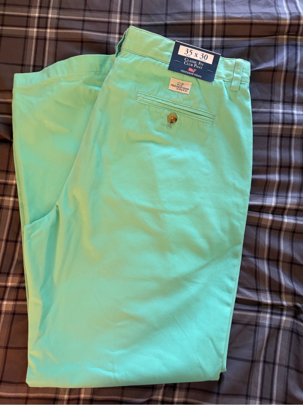 Vineyard Vines Men’s Classic Fit Chino Pants - Seafoam Green
